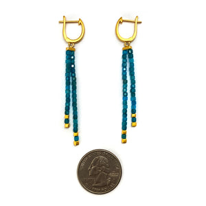 Apatite Drop Earrings-Earrings-Bernd Wolf-Pistachios
