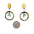 Aquamarine Dangle Earrings-Earrings-So Young Park-Pistachios