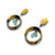 Aquamarine Dangle Earrings-Earrings-So Young Park-Pistachios