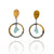 Aquamarine Dangle Earrings-Earrings-So Young Park-Pistachios