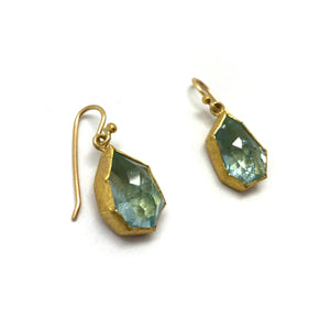 Aquamarine Earrings-Earrings-Petra Class-Pistachios