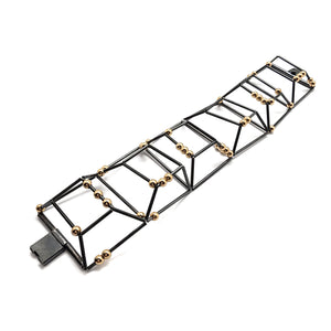 Architectural Box Bracelet-Bracelets-Emilie Pritchard-Pistachios