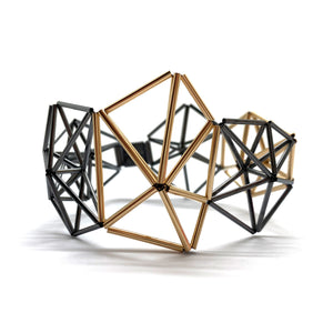 Architectural Statement Bracelet-Bracelets-Emilie Pritchard-Pistachios