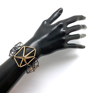 Architectural Statement Bracelet-Bracelets-Emilie Pritchard-Pistachios