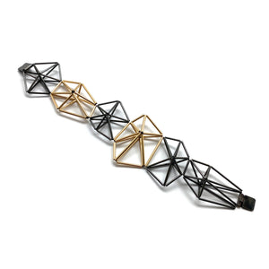 Architectural Statement Bracelet-Bracelets-Emilie Pritchard-Pistachios