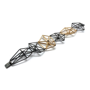 Architectural Statement Bracelet-Bracelets-Emilie Pritchard-Pistachios