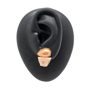 Asymmetric Acrylic Studs-Earrings-Nikki Couppee-Pistachios