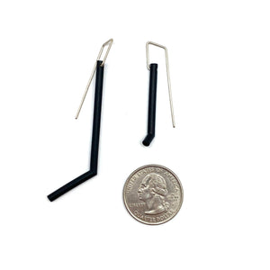 Asymmetric Angle Earrings-Earrings-Joanne Grimonprez-Pistachios