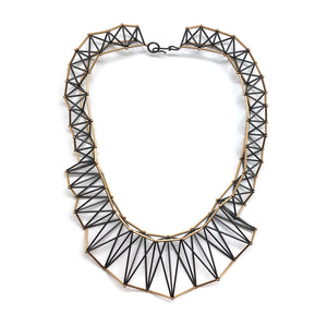 Asymmetric Geometric Necklace-Necklaces-Emilie Pritchard-Pistachios