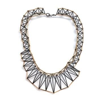 Asymmetric Geometric Necklace
