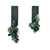 Asymmetric Green Earrings-Earrings-Hanna Liljenberg-Pistachios