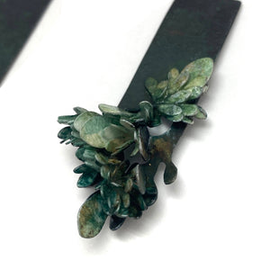 Asymmetric Green Earrings-Earrings-Hanna Liljenberg-Pistachios