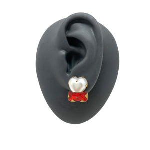 Asymmetric Multicolor Studs-Earrings-Nikki Couppee-Pistachios