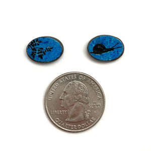 Asymmetric Snail Earrings-Earrings-Kelly Jean Conroy-Pistachios