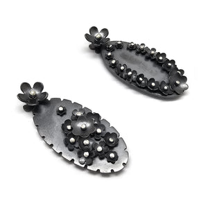 Asymmetrical Cluster Earrings