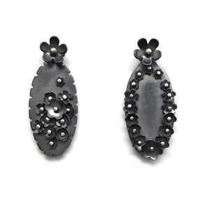 Asymmetrical Cluster Earrings