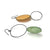 Asymmetrical Mustard & Light Green Earrings-Earrings-Myung Urso-Pistachios