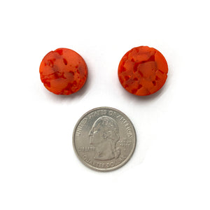 Austin Turley - Orange Stud Earrings-Earrings-Precious Collective-Pistachios