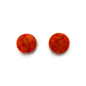 Austin Turley - Orange Stud Earrings-Earrings-Precious Collective-Pistachios