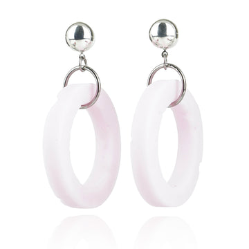 Austin Turley - Pink Hoop Earrings