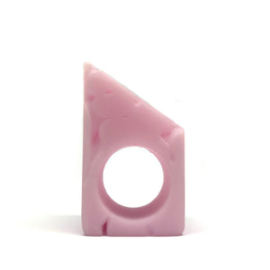 Austin Turley - Pink Slant Ring-Rings-Precious Collective-Pistachios