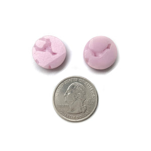 Austin Turley - Pink Stud Earrings-Earrings-Precious Collective-Pistachios