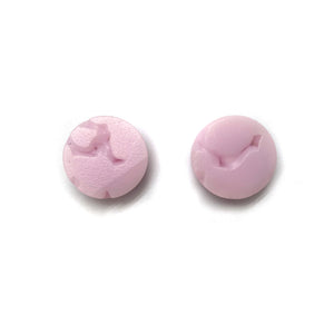 Austin Turley - Pink Stud Earrings-Earrings-Precious Collective-Pistachios
