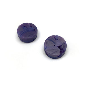 Austin Turley - Purple Stud Earrings-Earrings-Precious Collective-Pistachios