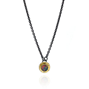 Australian Opal & Gold Necklace-Necklaces-Heather Guidero-Pistachios