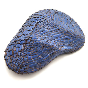 Azure Wooden Statement Brooch-Pins-Ute Kolar-Pistachios