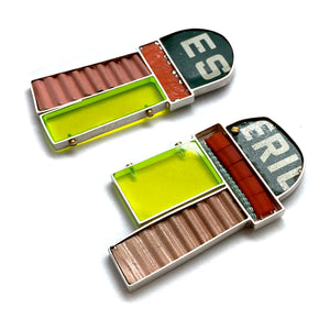 Bar Stools Earrings-Earrings-Carin Jones-Pistachios