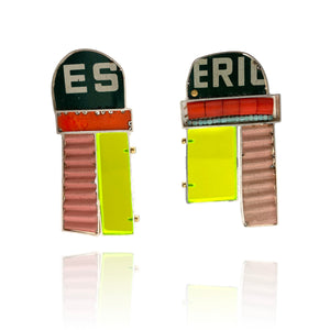 Bar Stools Earrings-Earrings-Carin Jones-Pistachios