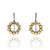 Bi-Metal Circle Dot Earrings-Earrings-Elisa Bongfeldt-Pistachios