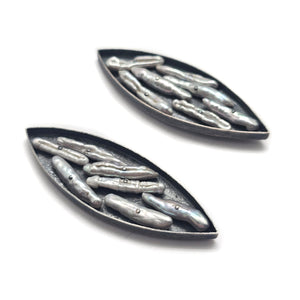 Biwa Pearl Statement Earrings-Earrings-Heather Guidero-Pistachios
