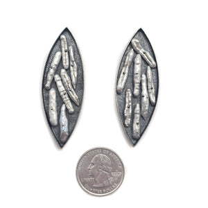 Biwa Pearl Statement Earrings-Earrings-Heather Guidero-Pistachios