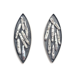 Biwa Pearl Statement Earrings-Earrings-Heather Guidero-Pistachios