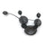Black Blooming Statement Brooch