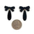 Black Bow Drop Earrings-Earrings-Ashley Buchanan-Pistachios