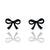 Black Bow Studs-Earrings-Ashley Buchanan-Pistachios