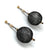 Black Diamond Drop Earrings-Earrings-Sowon Joo-Pistachios