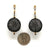 Black Diamond Drop Earrings-Earrings-Sowon Joo-Pistachios