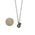 Black Flower & Dot Necklace-Necklaces-Elisa Bongfeldt-Pistachios