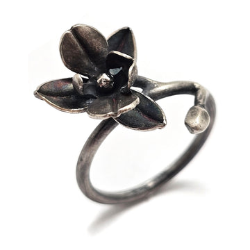 Black Orchid Ring