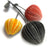 Black, Red, and Yellow Flower Brooch-Pins-Naoko Yoshizawa-Pistachios