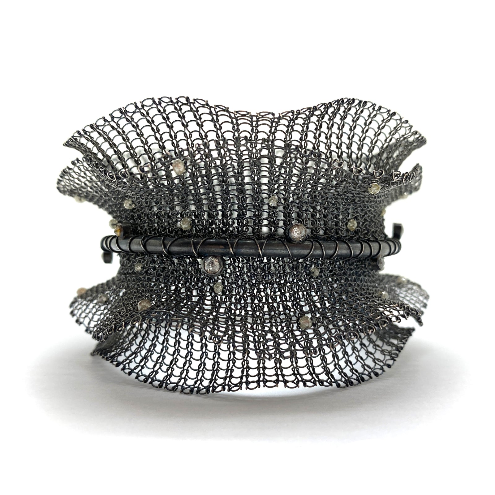 Black Rough Diamond Bracelet-Bracelets-Sowon Joo-Pistachios