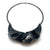 Black Scale Texture Collar-Necklaces-Emmeline Hastings-Pistachios