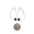 Black Sphere Earrings - Small-Earrings-Ursula Muller-Pistachios