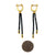 Black Spinel Drop Earrings-Earrings-Bernd Wolf-Pistachios