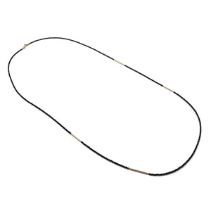 Black Spinel Necklace-Necklaces-Manuela Carl-Pistachios