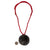 Black and Gold Aluminum Medallion Necklace-Necklaces-Eunseok Han-Pistachios